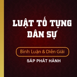 LUẬT TỐ TỤNG DÂN SỰ - BÌNH LUẬN & DIỄN GIẢI