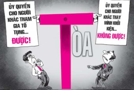 Một số vấn đề cần bàn về trường hợp uỷ quyền tham gia tố tụng trong các vụ án dân sự
